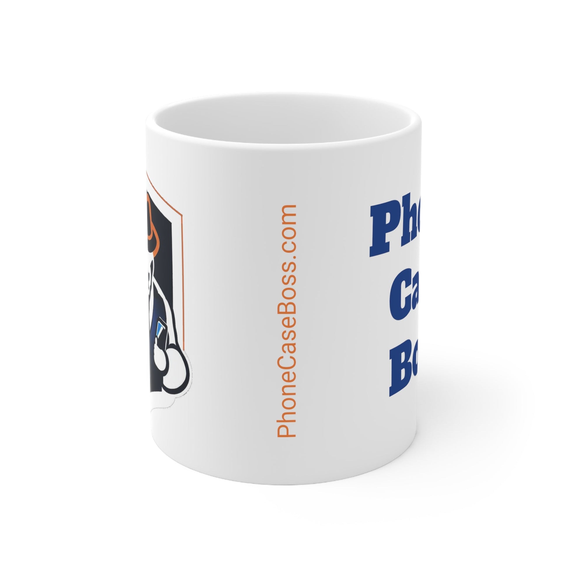 Phone Case Boss 11oz Ceramic Mug-Mug-Printify-11oz, Coffee Mugs, Home & Living, Kitchen, More, Mugs, Sublimation, White base | 11oz,,,7175219642461-Phone-Case-Boss-11oz-Ceramic-Mug-Mug-11oz-Coffee-Mugs-Home-Living-Kitchen-More-Mugs-Sublimation-White-base-11oz-Best-Online-Gift-Shop-2, PhoneCaseBoss | Image-position:2-SKU:[sku}, Barcode: