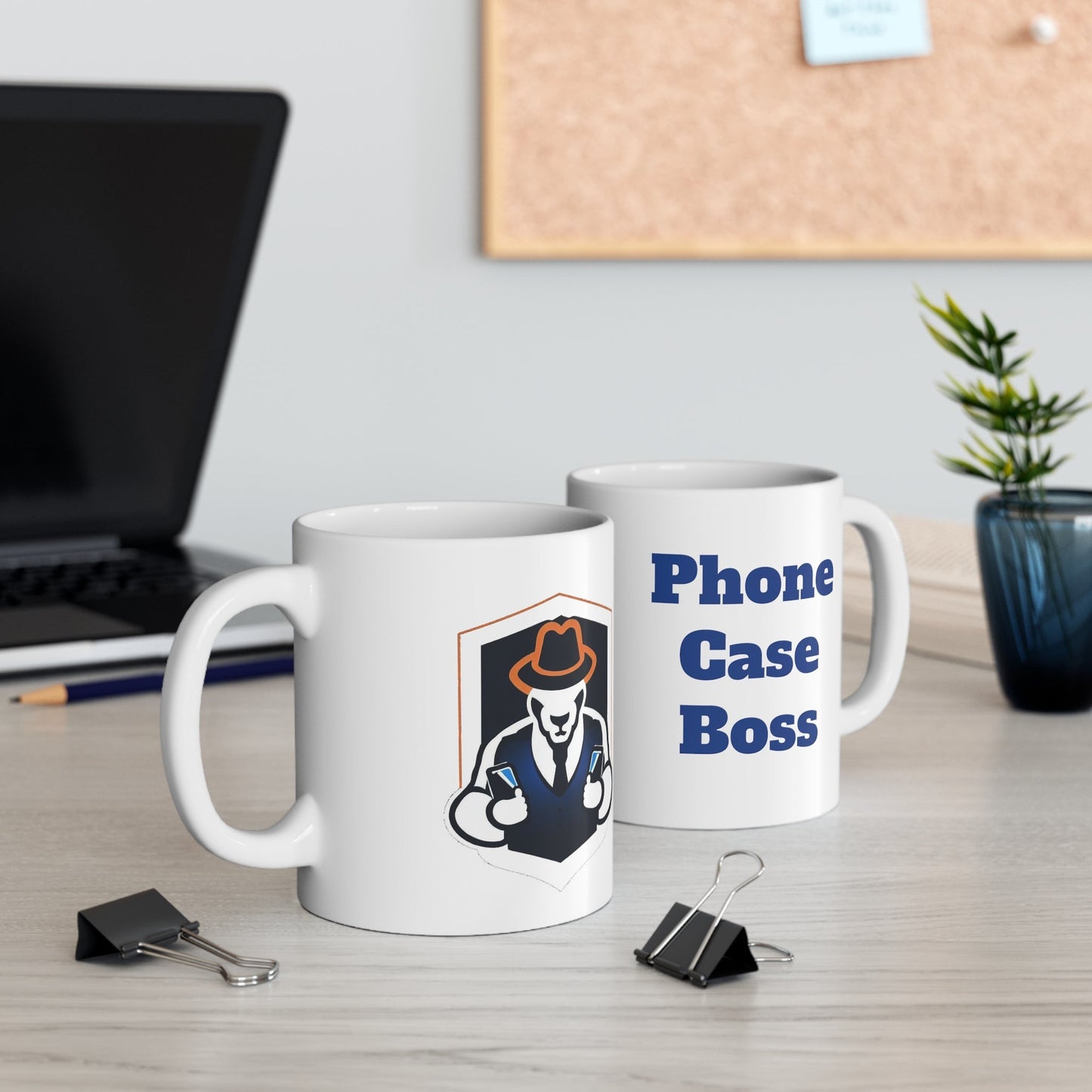 Phone Case Boss 11oz Ceramic Mug-Mug-Printify-11oz, Coffee Mugs, Home & Living, Kitchen, More, Mugs, Sublimation, White base | 11oz,,,7175219642461-Phone-Case-Boss-11oz-Ceramic-Mug-Mug-11oz-Coffee-Mugs-Home-Living-Kitchen-More-Mugs-Sublimation-White-base-11oz-Best-Online-Gift-Shop, PhoneCaseBoss | Image-position:1-SKU:[sku}, Barcode: