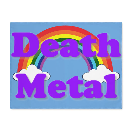 Placemat - Death Metal Rainbow (Loraline)-Home Decor-Printify-18" × 14"-Art & Wall Decor, Home & Living-PhoneCaseBoss.com