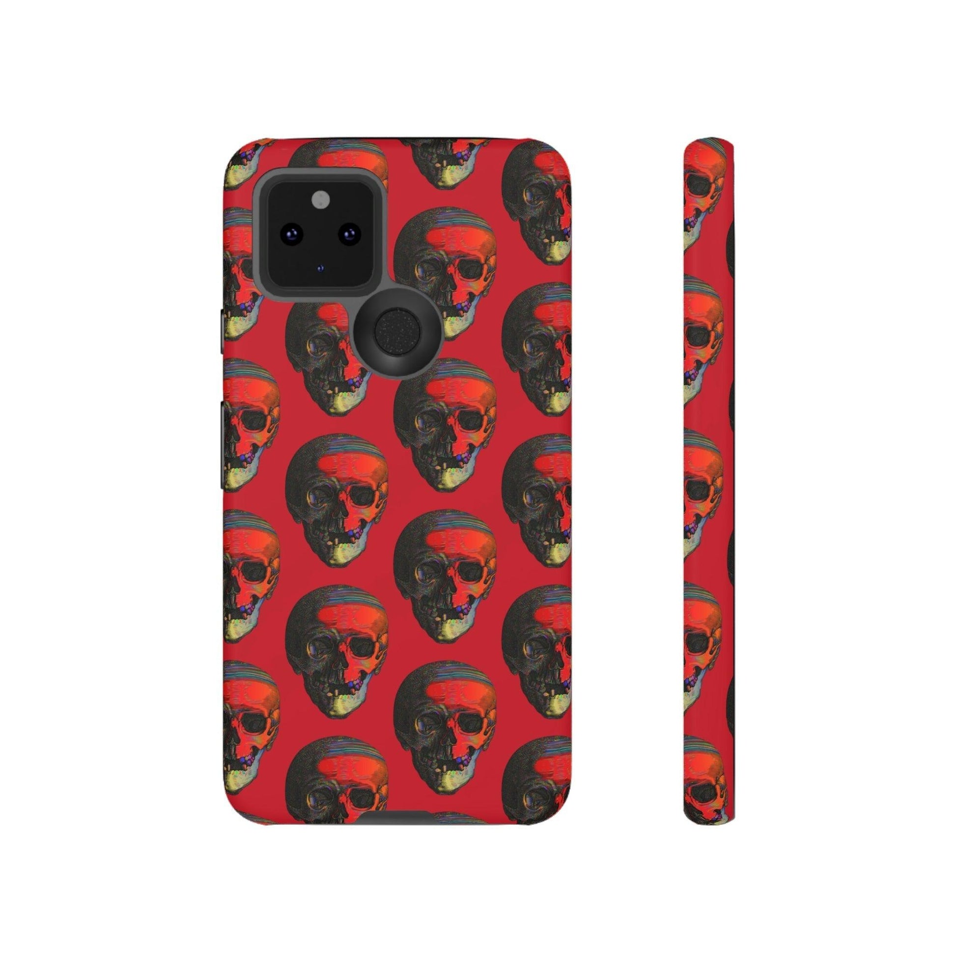 Phone Case-RED | Tough-Google Pixel 5 5G-Matte-PhoneCaseBoss-Phone-Best-Phone-Cases