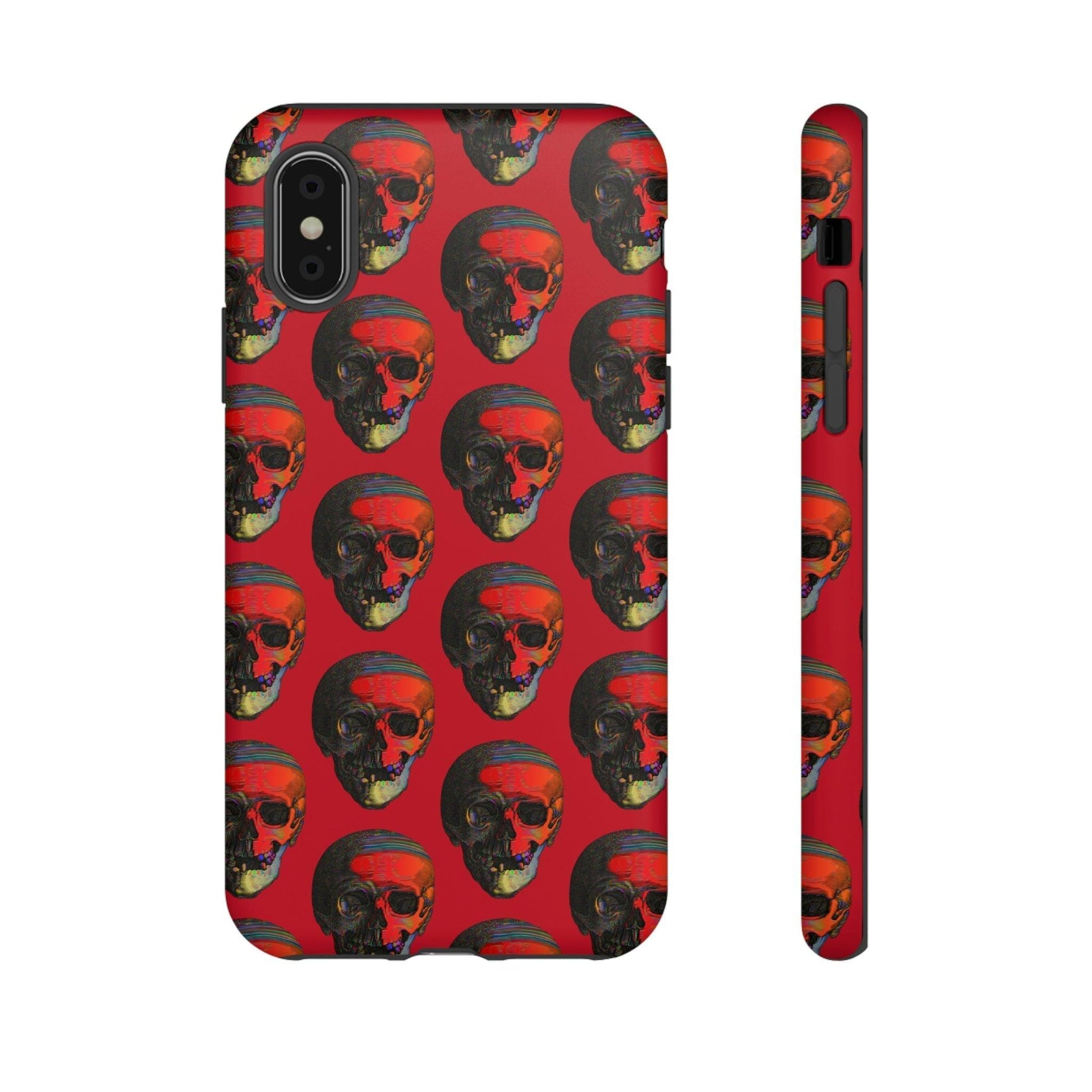 Phone Case-RED | Tough-iPhone XS-Matte-PhoneCaseBoss-Phone-Best-Phone-Cases