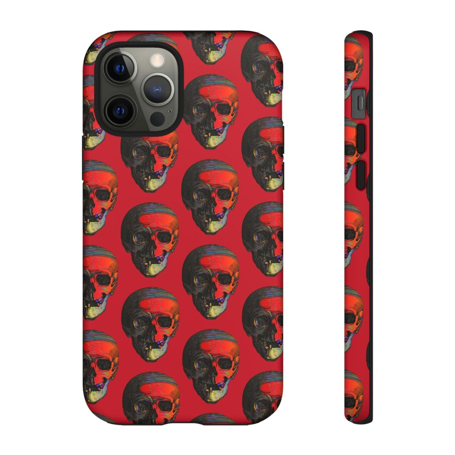 Phone Case-RED | Tough-iPhone 12 Pro-Matte-PhoneCaseBoss-Phone-Best-Phone-Cases