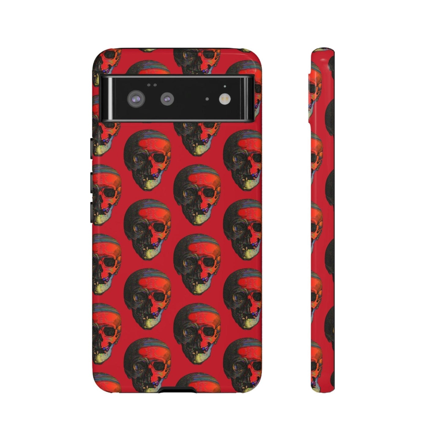 Phone Case-RED | Tough-Google Pixel 6-Glossy-PhoneCaseBoss-Phone-Best-Phone-Cases