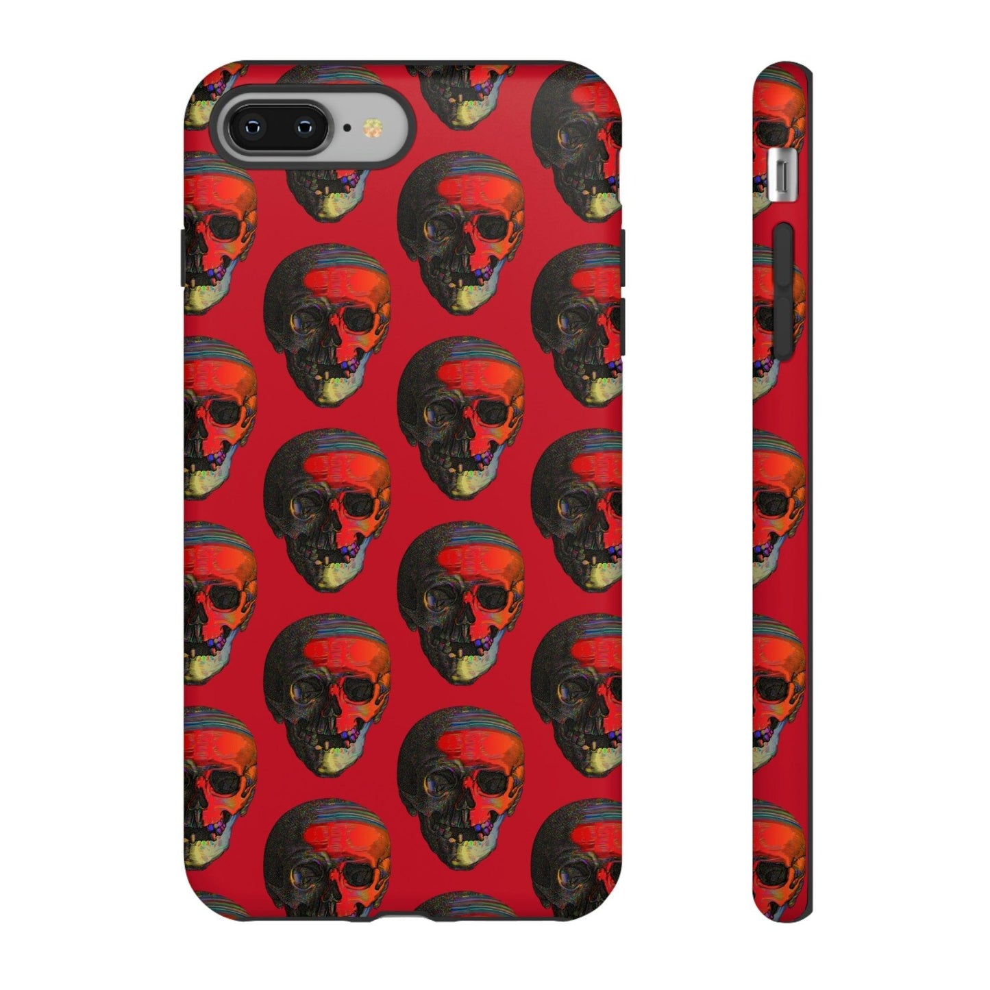 Phone Case-RED | Tough-iPhone 8 Plus-Matte-PhoneCaseBoss-Phone-Best-Phone-Cases