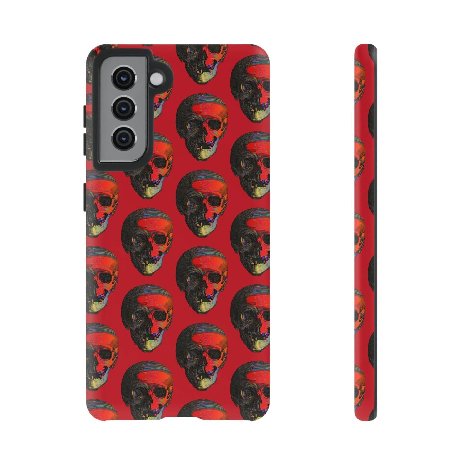 Phone Case-RED | Tough-Samsung Galaxy S21-Matte-PhoneCaseBoss-Phone-Best-Phone-Cases