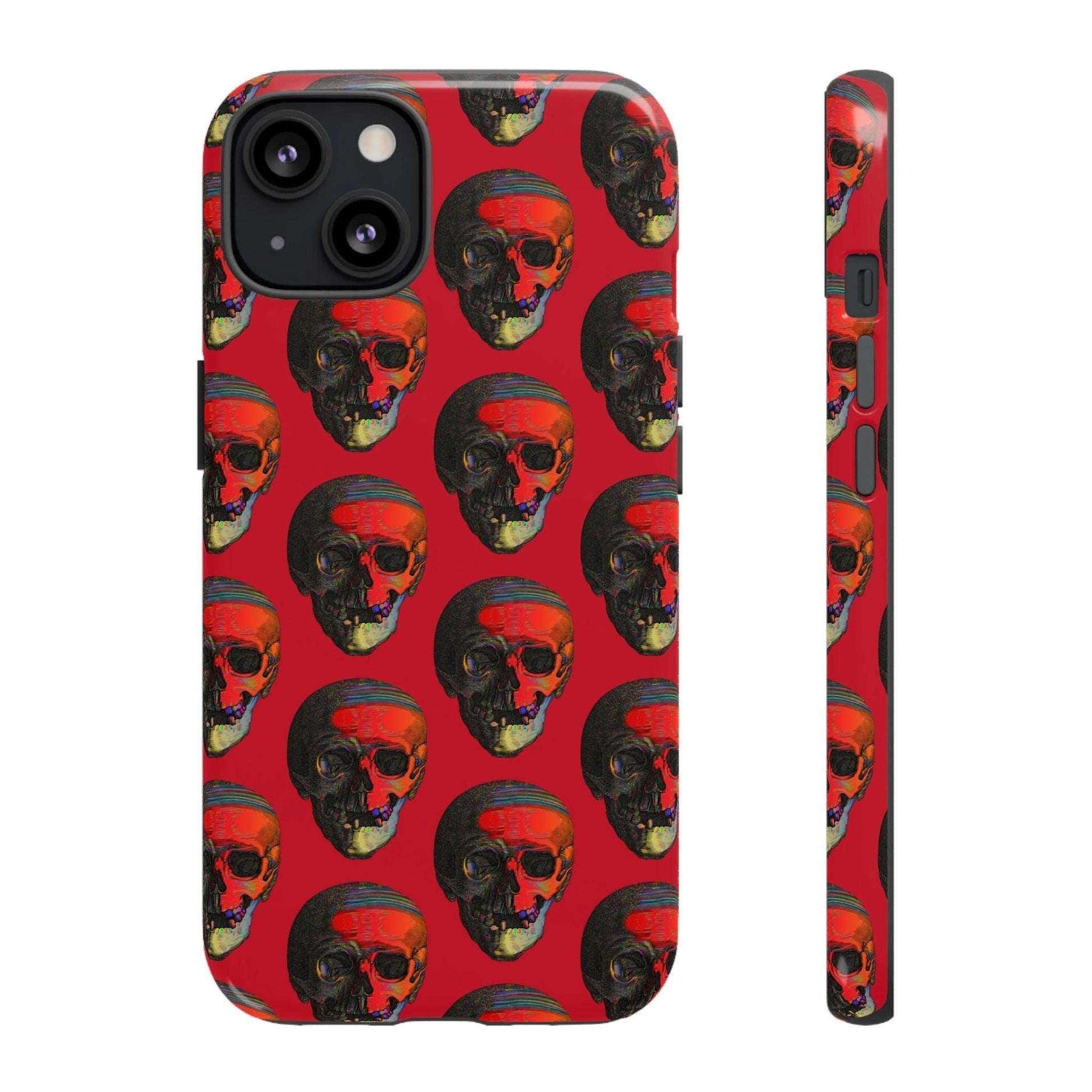 Phone Case-RED | Tough-iPhone 13-Glossy-PhoneCaseBoss-Phone-Best-Phone-Cases