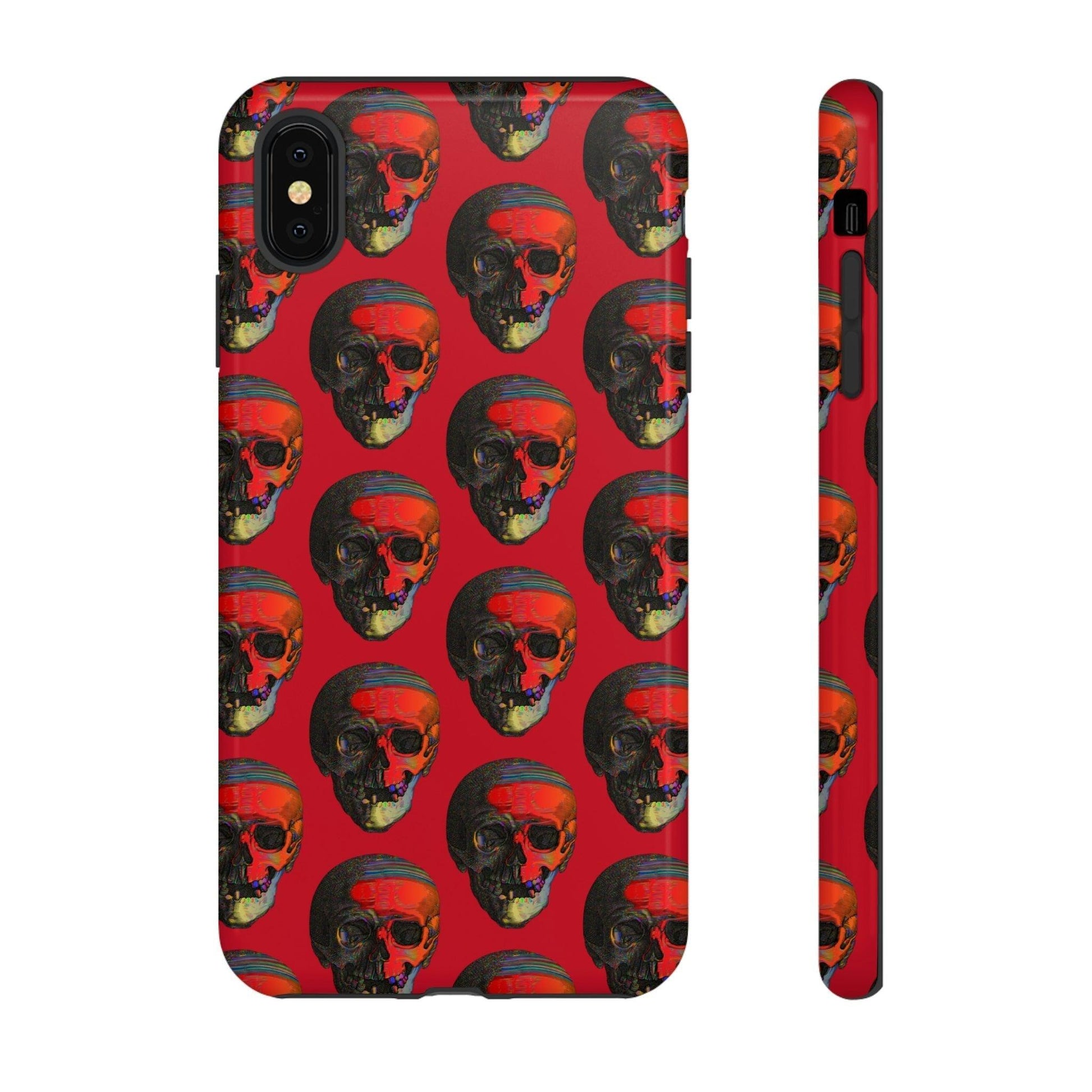 Phone Case-RED | Tough-iPhone XS MAX-Glossy-PhoneCaseBoss-Phone-Best-Phone-Cases