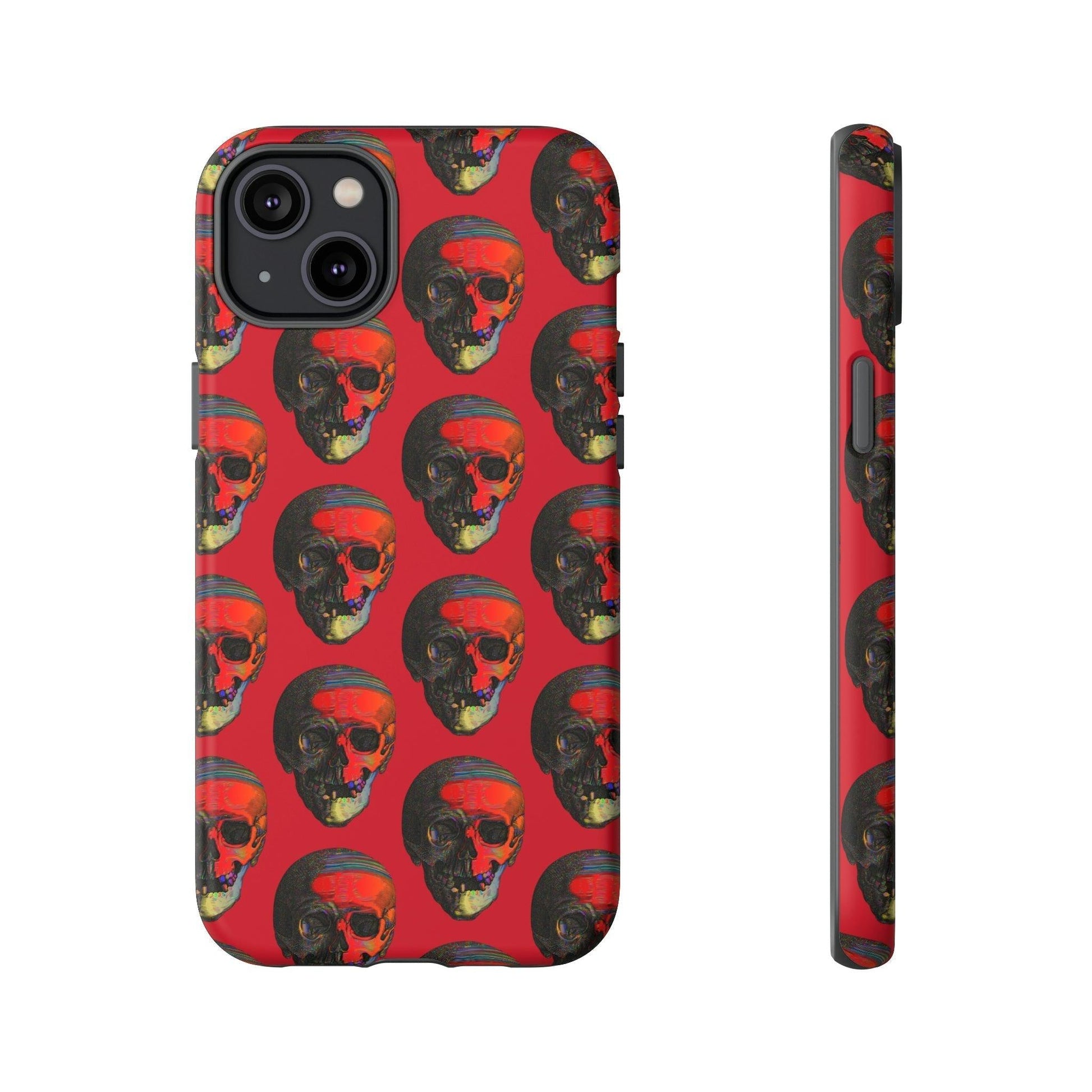 Phone Case-RED | Tough-iPhone 14 Plus-Matte-PhoneCaseBoss-Phone-Best-Phone-Cases