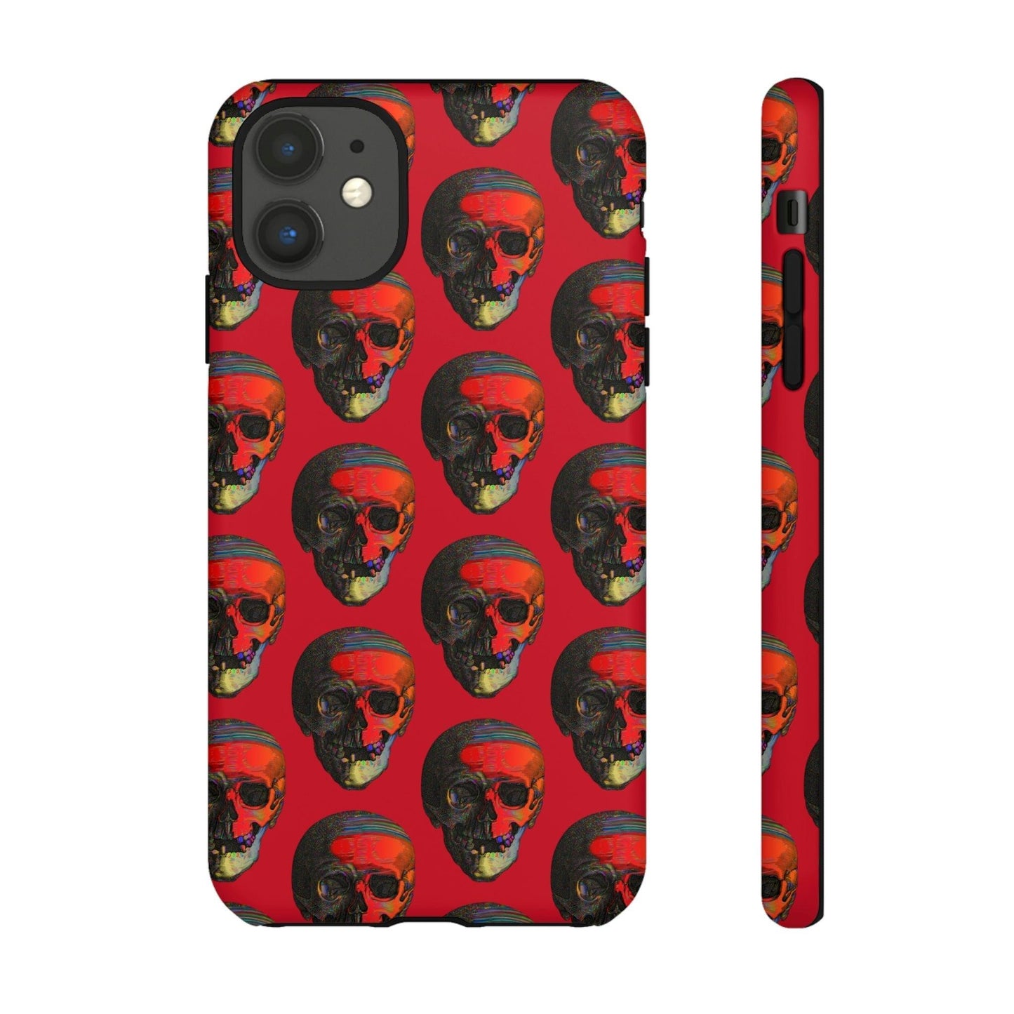 Phone Case-RED | Tough-iPhone 11-Matte-PhoneCaseBoss-Phone-Best-Phone-Cases