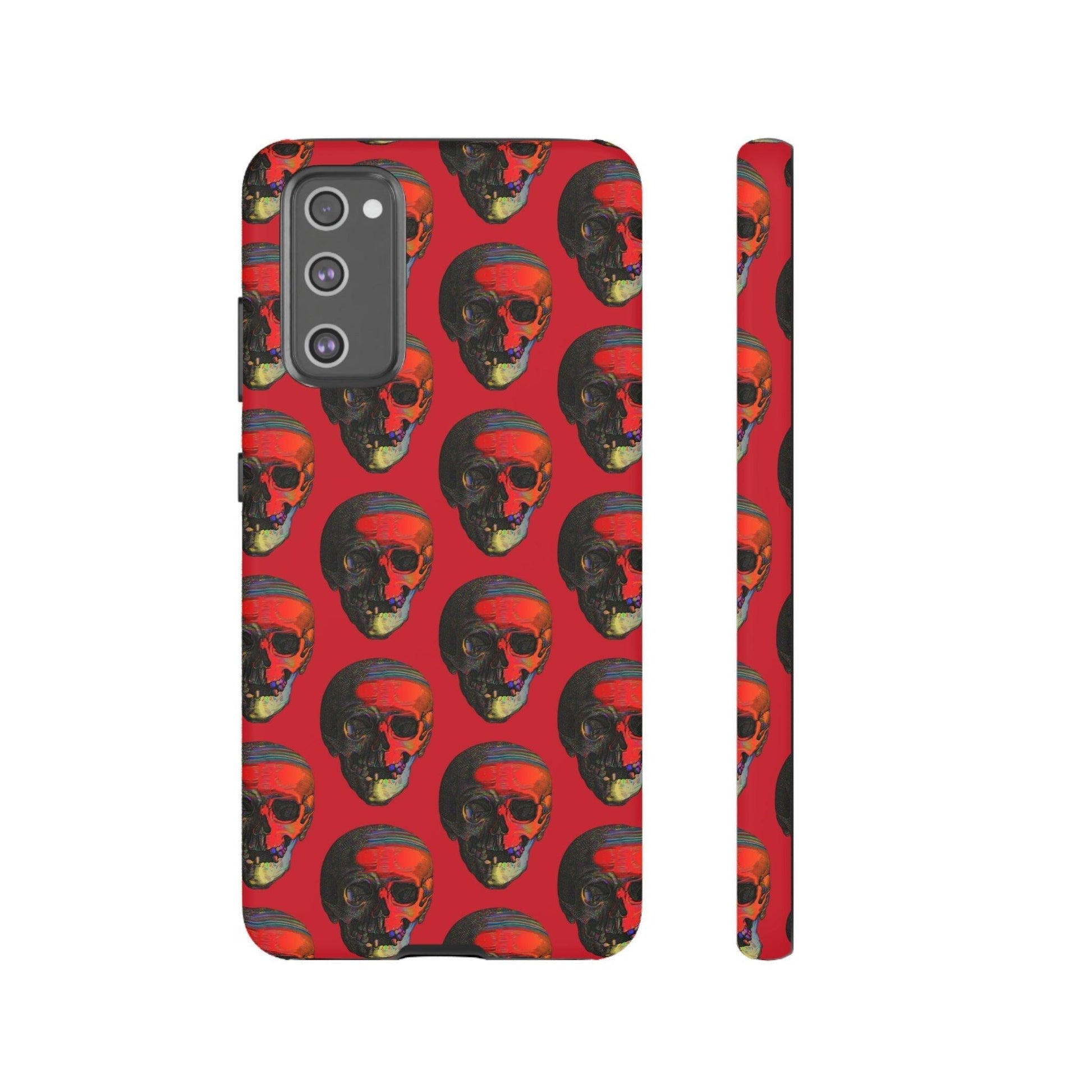 Phone Case-RED | Tough-Samsung Galaxy S20 FE-Matte-PhoneCaseBoss-Phone-Best-Phone-Cases