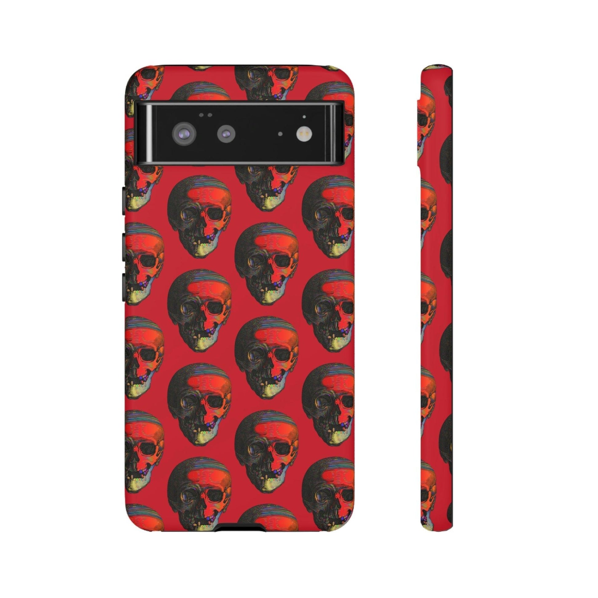 Phone Case-RED | Tough-Google Pixel 6-Matte-PhoneCaseBoss-Phone-Best-Phone-Cases