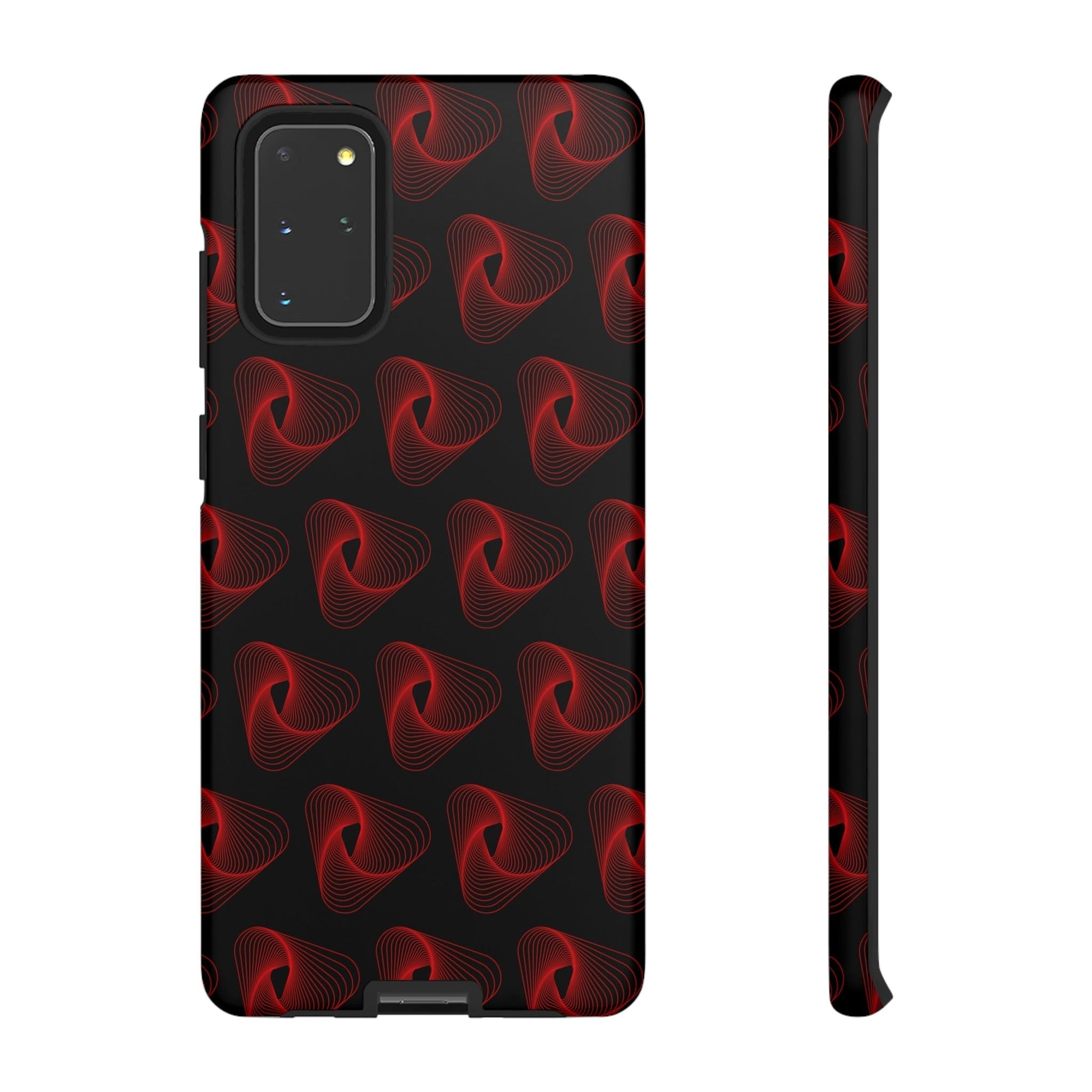 Phone Case-RED VORTEX | Tough-Samsung Galaxy S20+-Matte-PhoneCaseBoss-Phone-Best-Phone-Cases