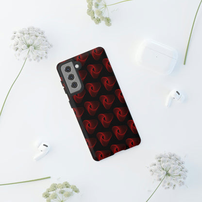 Phone Case-RED VORTEX | Tough-PhoneCaseBoss-Phone-Best-Phone-Cases