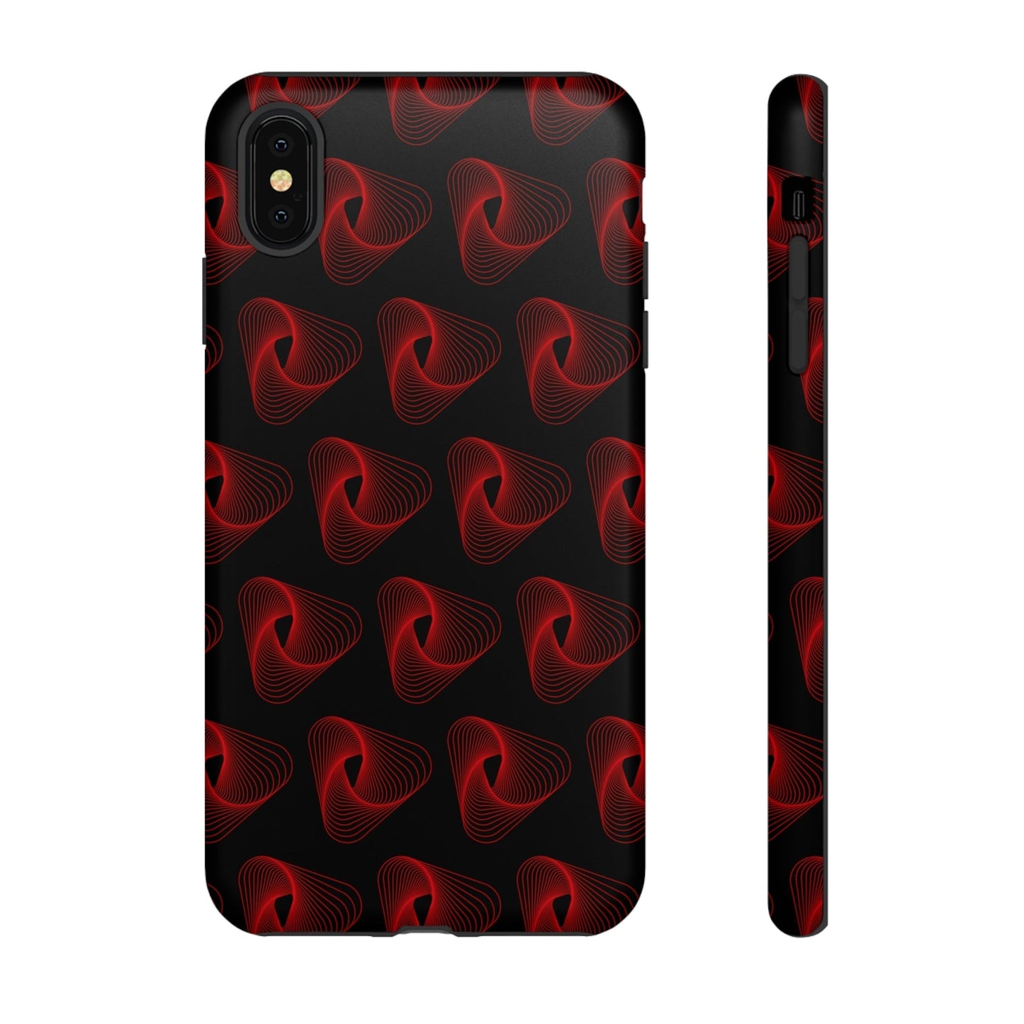 Phone Case-RED VORTEX | Tough-iPhone XS MAX-Matte-PhoneCaseBoss-Phone-Best-Phone-Cases