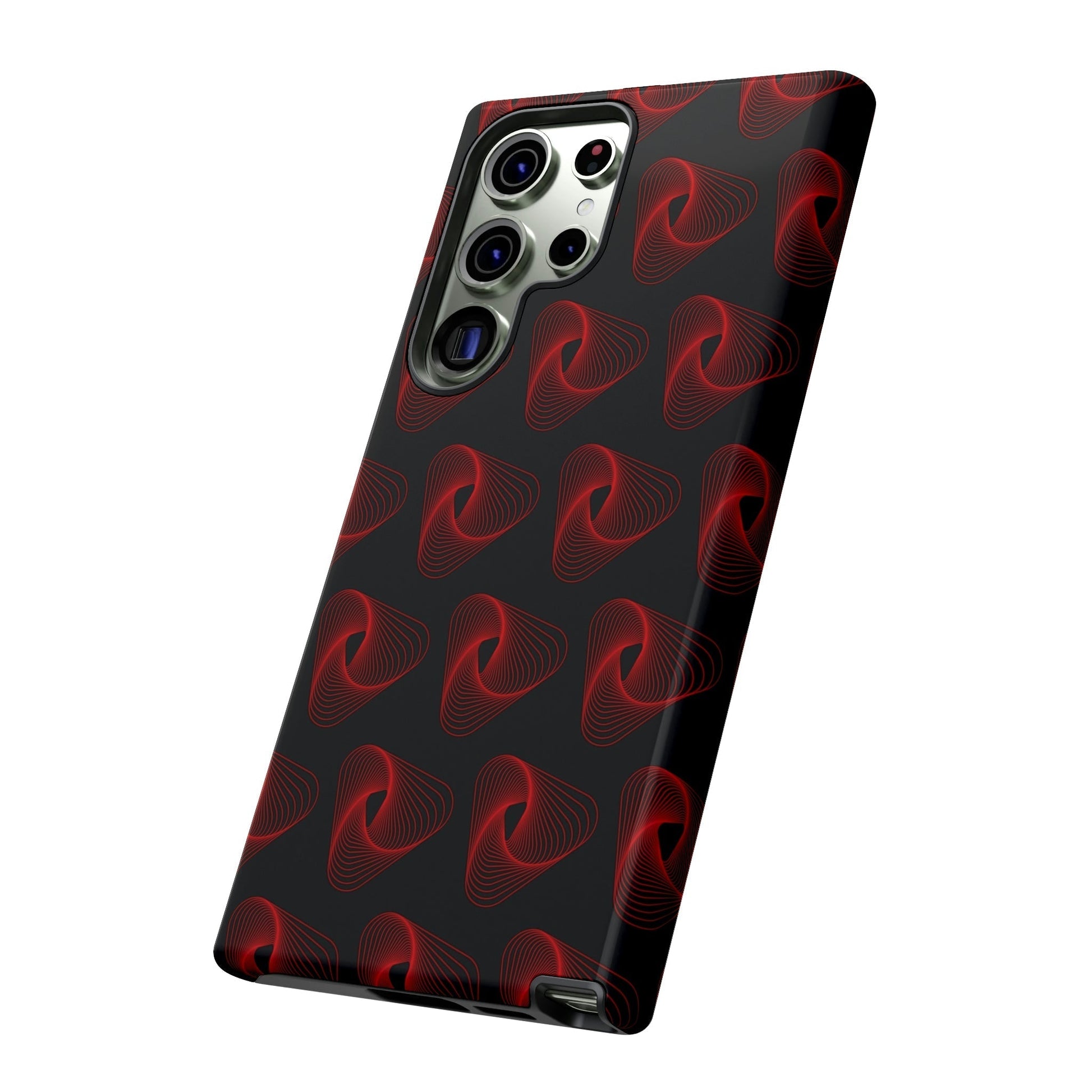 Phone Case-RED VORTEX | Tough-PhoneCaseBoss-Phone-Best-Phone-Cases