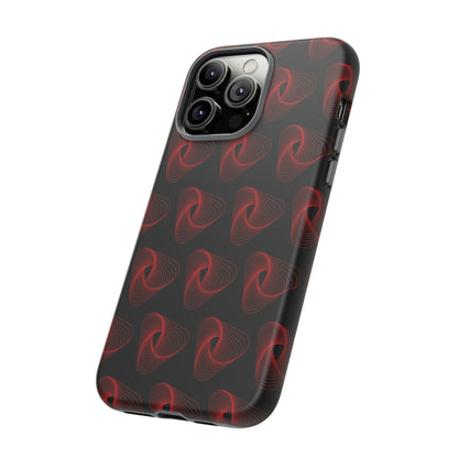 Phone Case-RED VORTEX | Tough-PhoneCaseBoss-Phone-Best-Phone-Cases