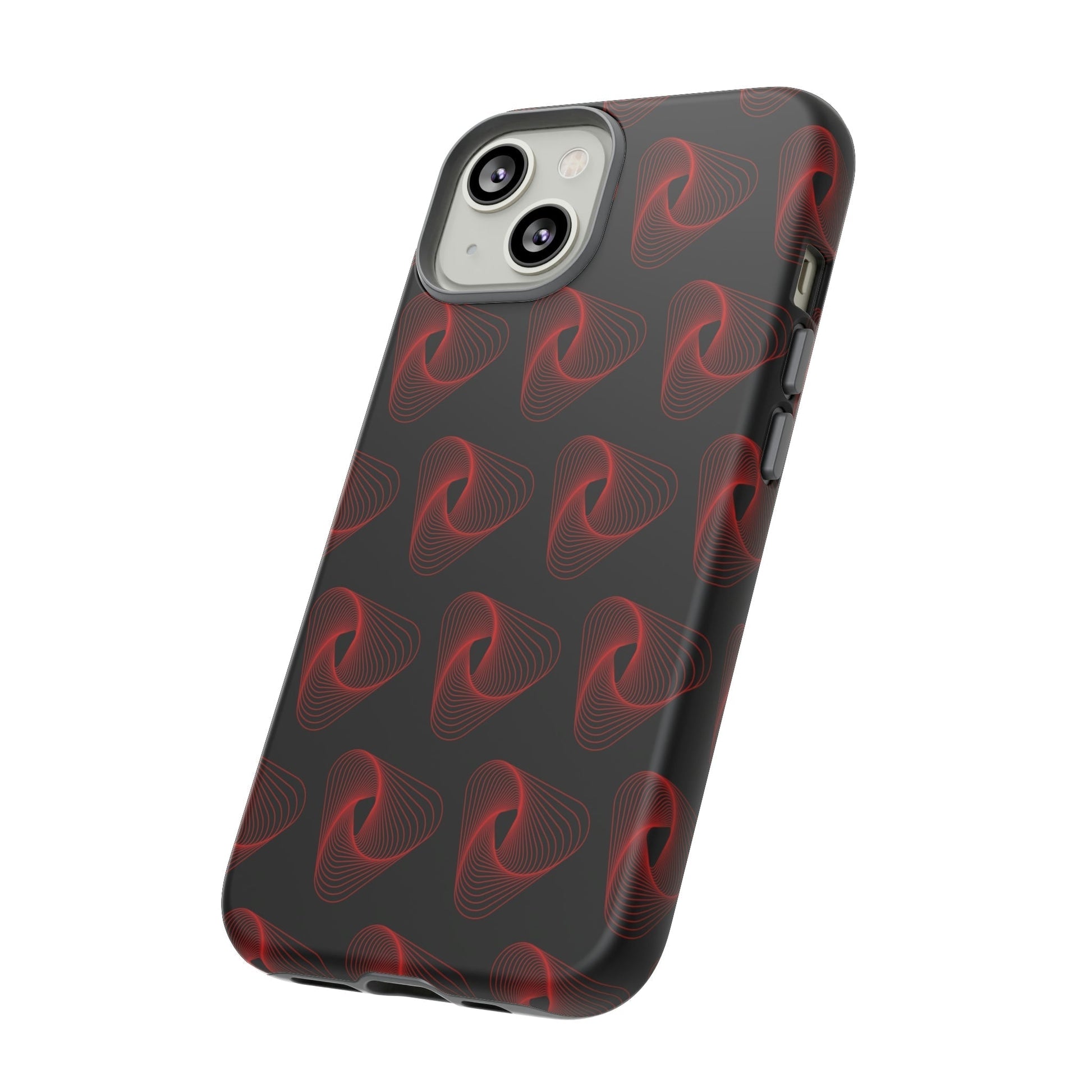 Phone Case-RED VORTEX | Tough-PhoneCaseBoss-Phone-Best-Phone-Cases