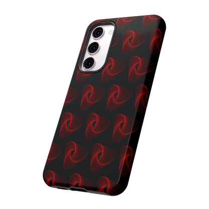 Phone Case-RED VORTEX | Tough-PhoneCaseBoss-Phone-Best-Phone-Cases