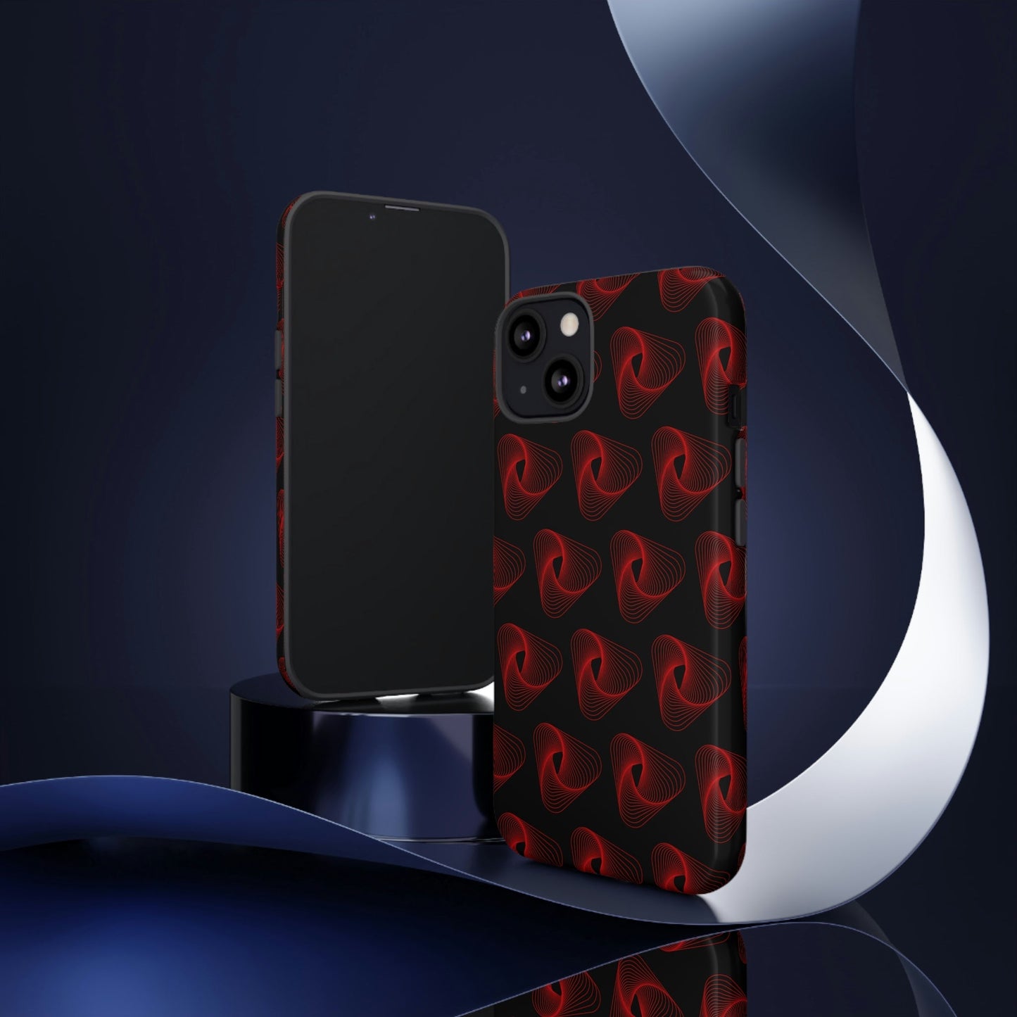 Phone Case-RED VORTEX | Tough-PhoneCaseBoss-Phone-Best-Phone-Cases