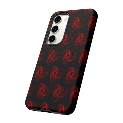 Phone Case-RED VORTEX | Tough-PhoneCaseBoss-Phone-Best-Phone-Cases