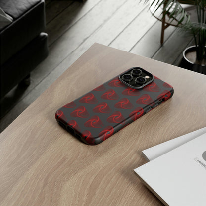 Phone Case-RED VORTEX | Tough-PhoneCaseBoss-Phone-Best-Phone-Cases