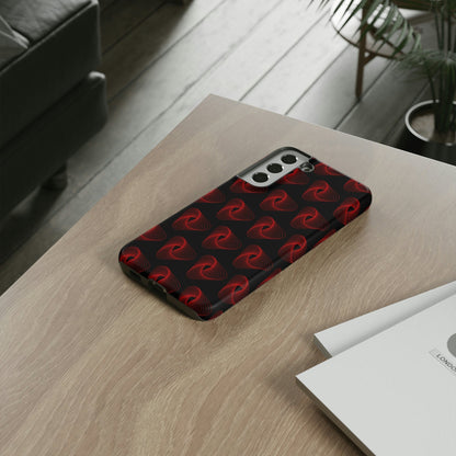 Phone Case-RED VORTEX | Tough-PhoneCaseBoss-Phone-Best-Phone-Cases