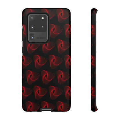 Phone Case-RED VORTEX | Tough-Samsung Galaxy S20 Ultra-Glossy-PhoneCaseBoss-Phone-Best-Phone-Cases