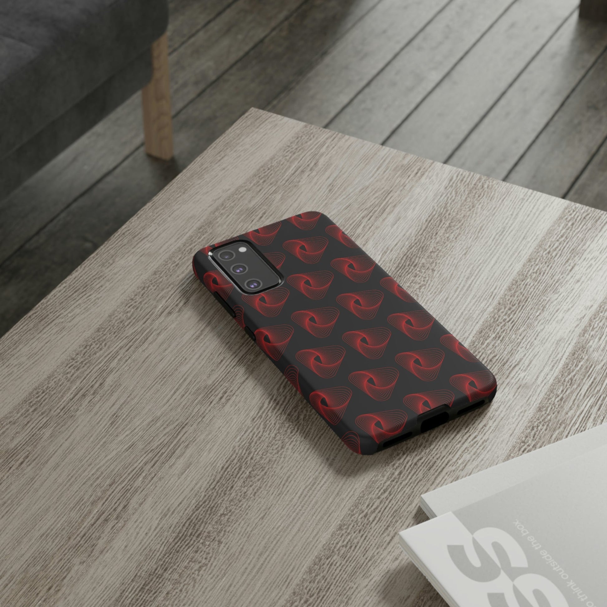 Phone Case-RED VORTEX | Tough-PhoneCaseBoss-Phone-Best-Phone-Cases