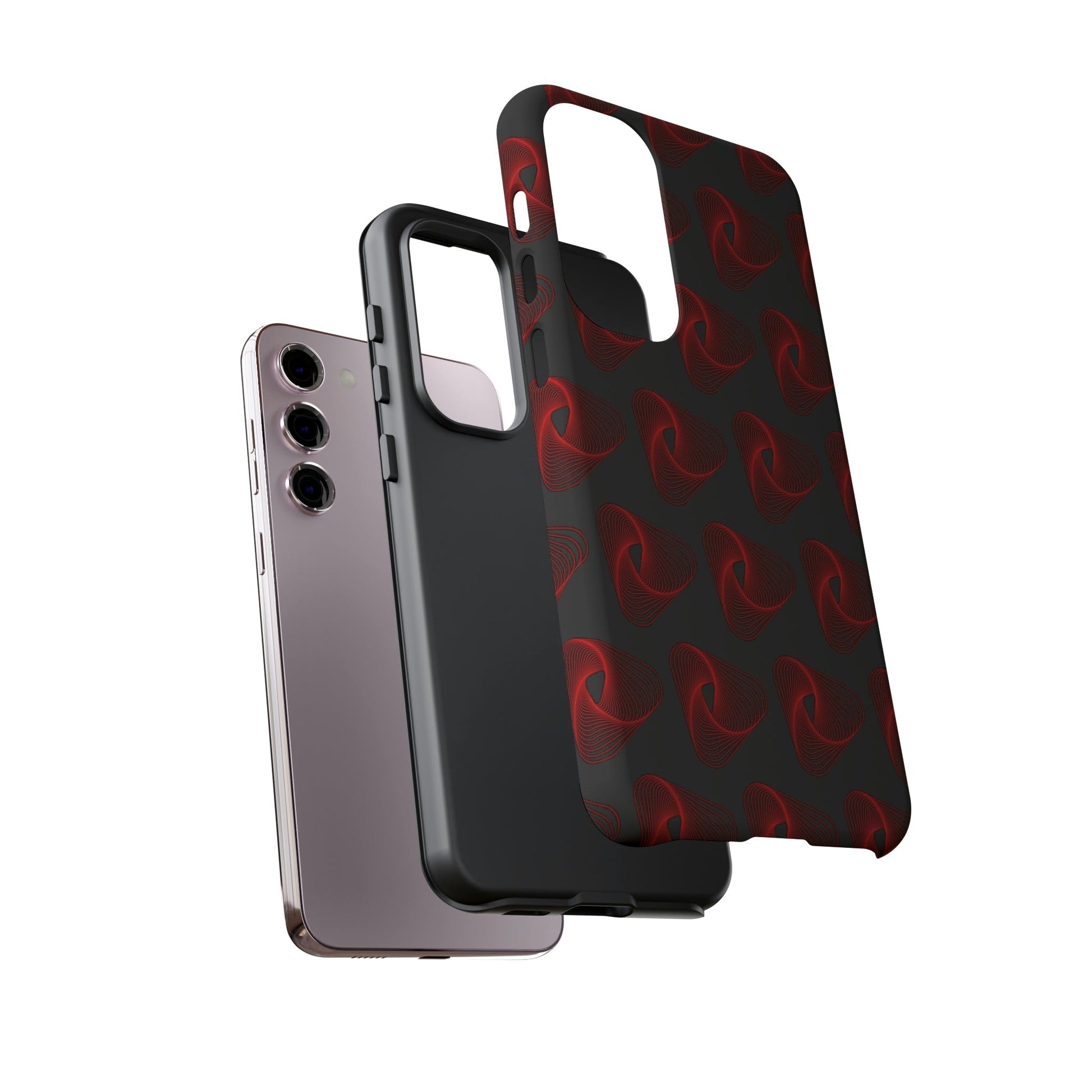 Phone Case-RED VORTEX | Tough-PhoneCaseBoss-Phone-Best-Phone-Cases