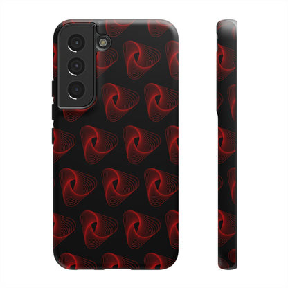 Phone Case-RED VORTEX | Tough-Samsung Galaxy S22-Matte-PhoneCaseBoss-Phone-Best-Phone-Cases