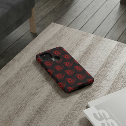 Phone Case-RED VORTEX | Tough-PhoneCaseBoss-Phone-Best-Phone-Cases