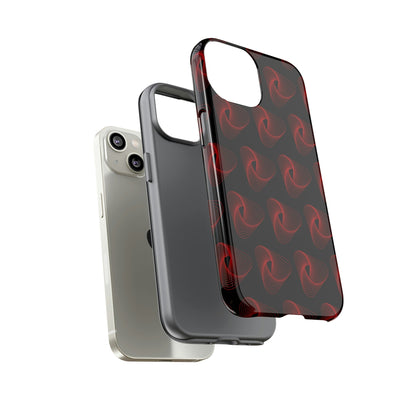 Phone Case-RED VORTEX | Tough-PhoneCaseBoss-Phone-Best-Phone-Cases