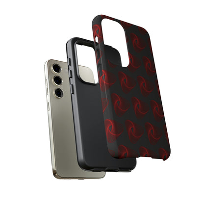 Phone Case-RED VORTEX | Tough-PhoneCaseBoss-Phone-Best-Phone-Cases