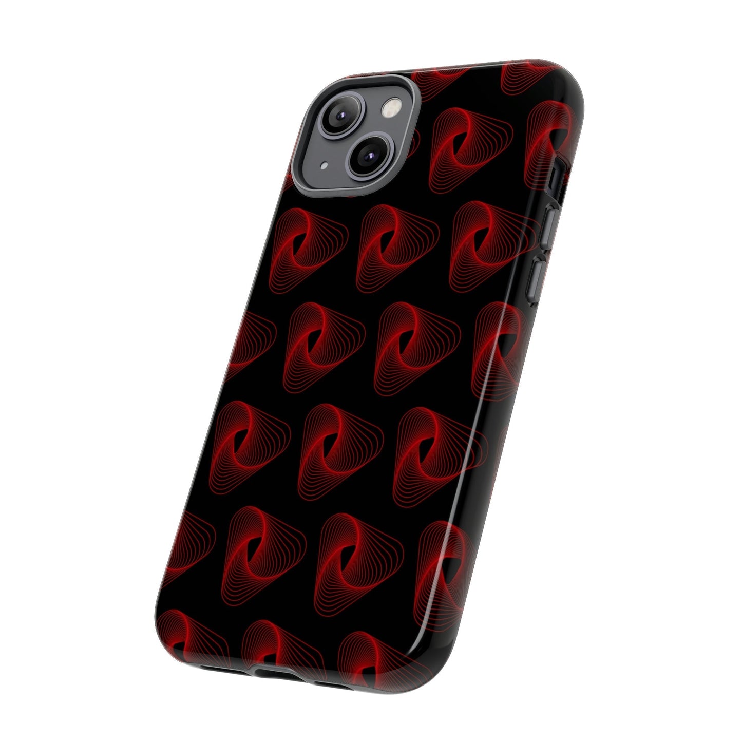 Phone Case-RED VORTEX | Tough-PhoneCaseBoss-Phone-Best-Phone-Cases