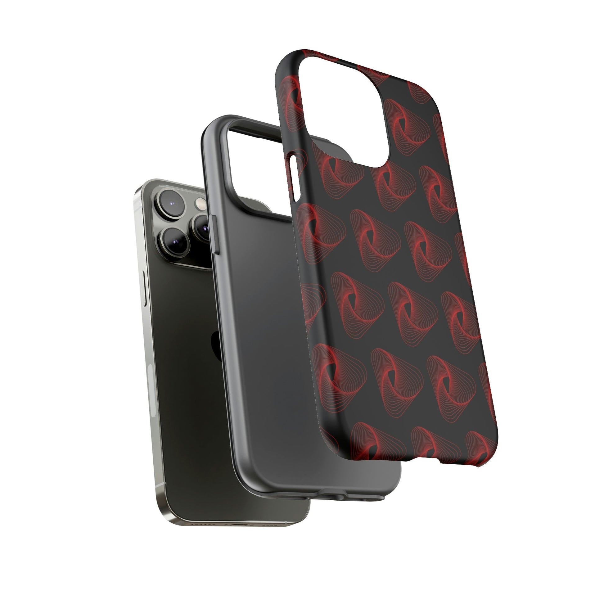 Phone Case-RED VORTEX | Tough-PhoneCaseBoss-Phone-Best-Phone-Cases