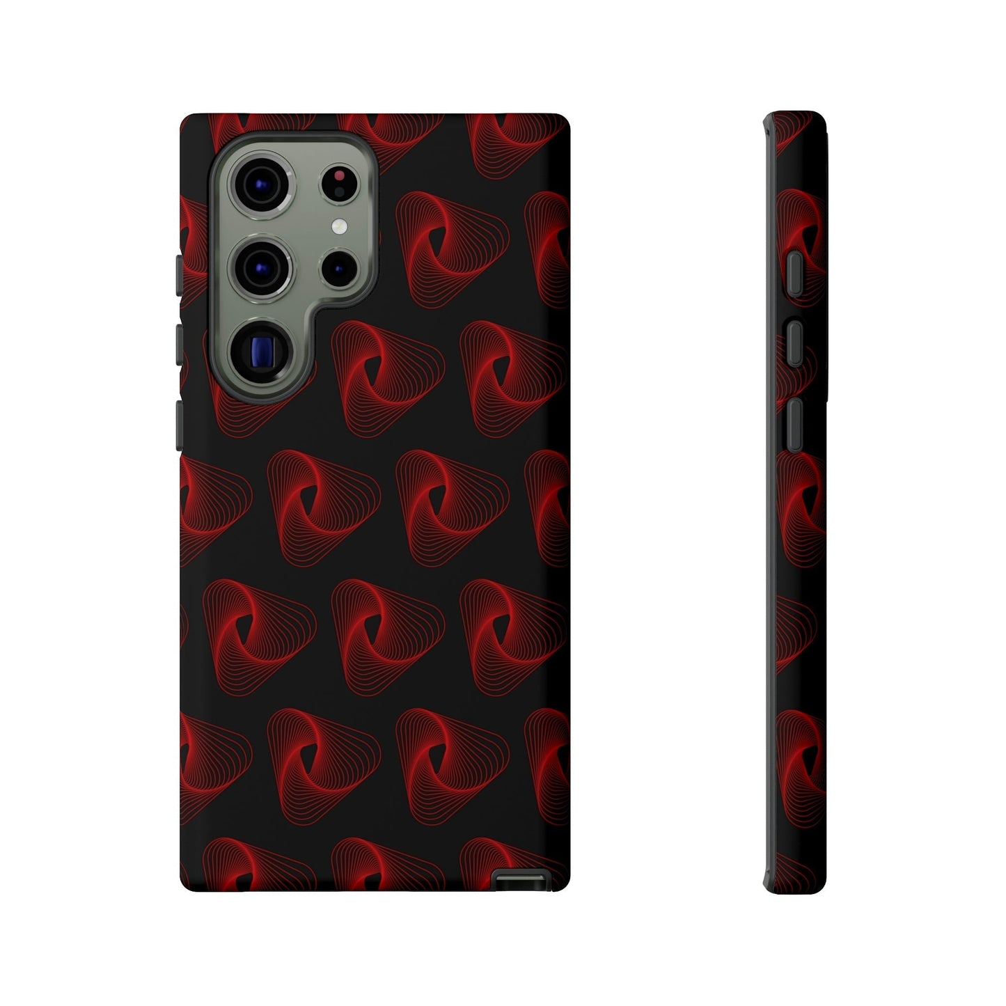 Phone Case-RED VORTEX | Tough-Samsung Galaxy S23 Ultra-Matte-PhoneCaseBoss-Phone-Best-Phone-Cases