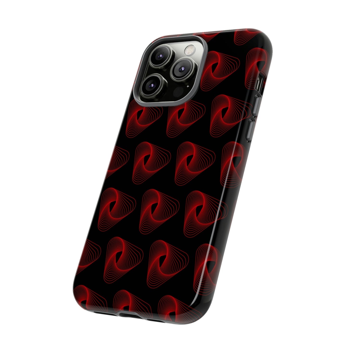 Phone Case-RED VORTEX | Tough-PhoneCaseBoss-Phone-Best-Phone-Cases