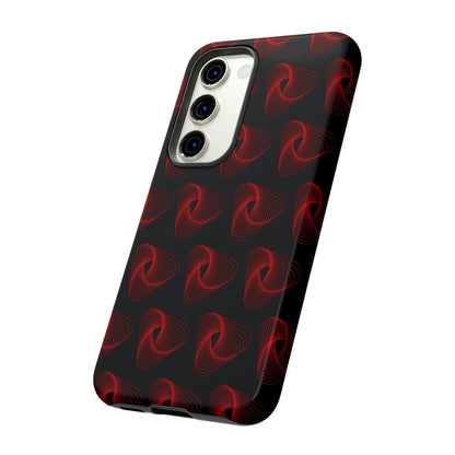 Phone Case-RED VORTEX | Tough-PhoneCaseBoss-Phone-Best-Phone-Cases