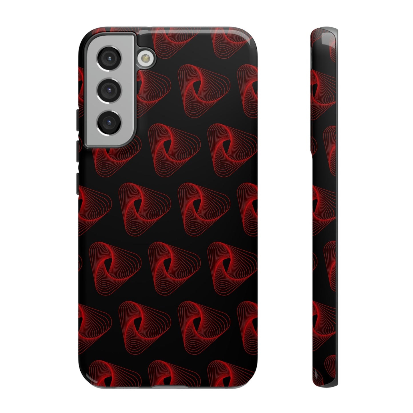 Phone Case-RED VORTEX | Tough-Samsung Galaxy S22 Plus-Glossy-PhoneCaseBoss-Phone-Best-Phone-Cases