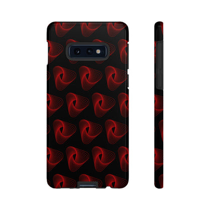 Phone Case-RED VORTEX | Tough-Samsung Galaxy S10E-Glossy-PhoneCaseBoss-Phone-Best-Phone-Cases