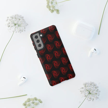 Phone Case-RED VORTEX | Tough-PhoneCaseBoss-Phone-Best-Phone-Cases