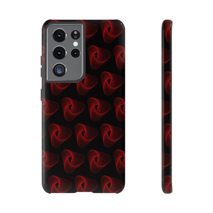 Phone Case-RED VORTEX | Tough-Samsung Galaxy S21 Ultra-Glossy-PhoneCaseBoss-Phone-Best-Phone-Cases