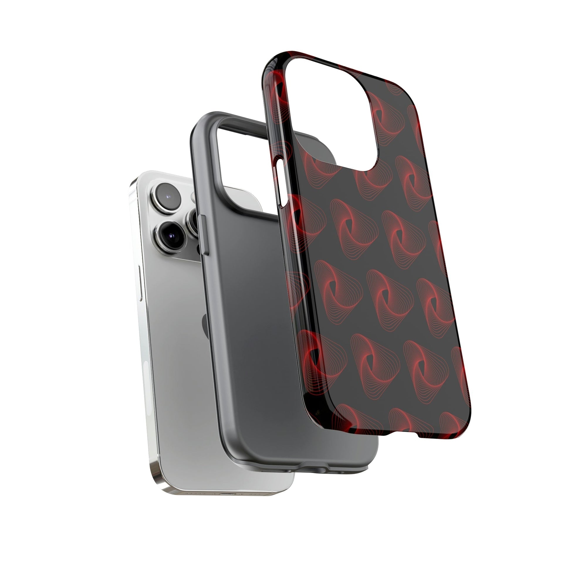 Phone Case-RED VORTEX | Tough-PhoneCaseBoss-Phone-Best-Phone-Cases