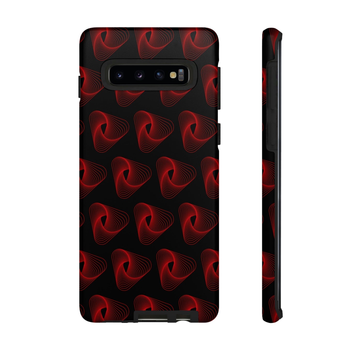 Phone Case-RED VORTEX | Tough-Samsung Galaxy S10-Matte-PhoneCaseBoss-Phone-Best-Phone-Cases