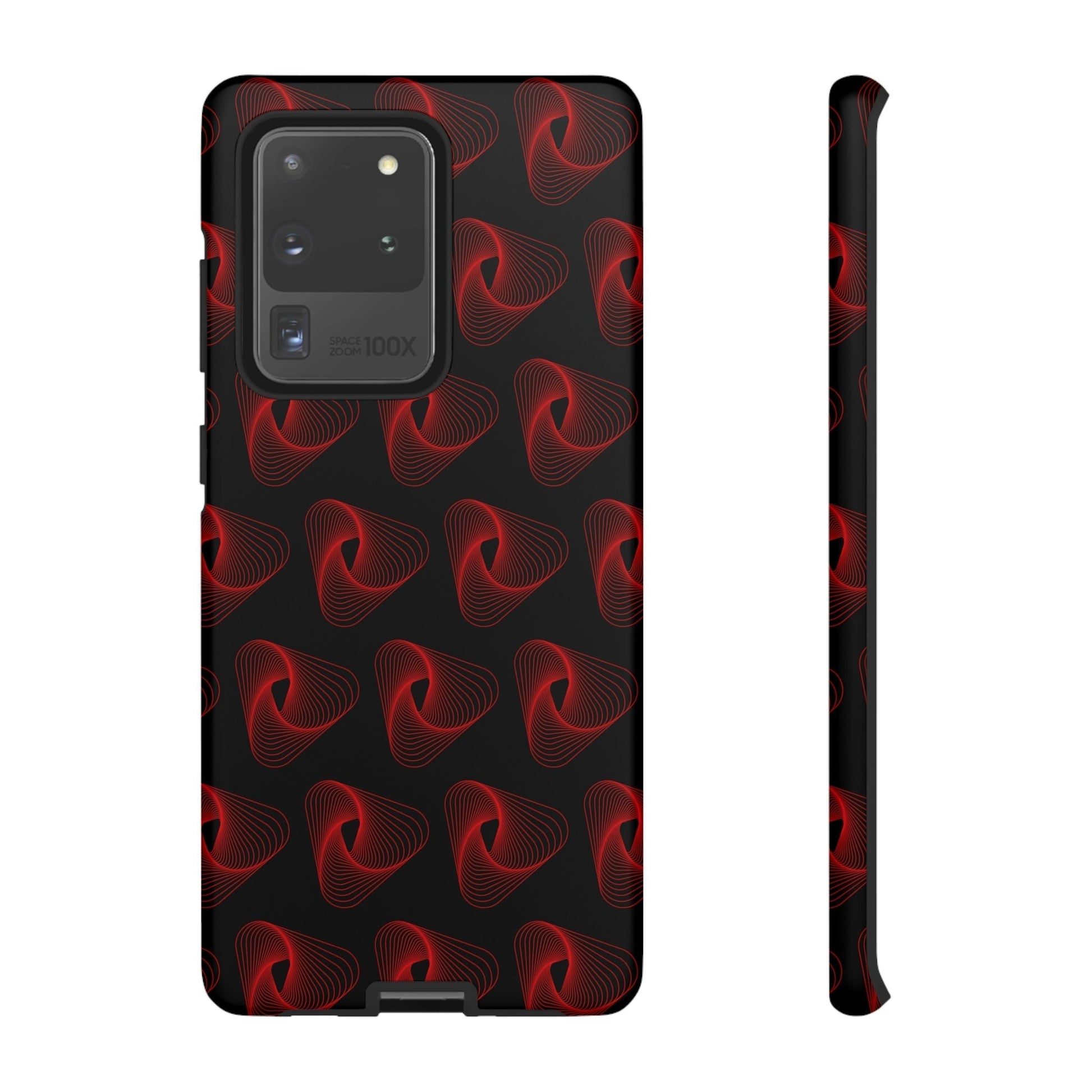 Phone Case-RED VORTEX | Tough-Samsung Galaxy S20 Ultra-Matte-PhoneCaseBoss-Phone-Best-Phone-Cases