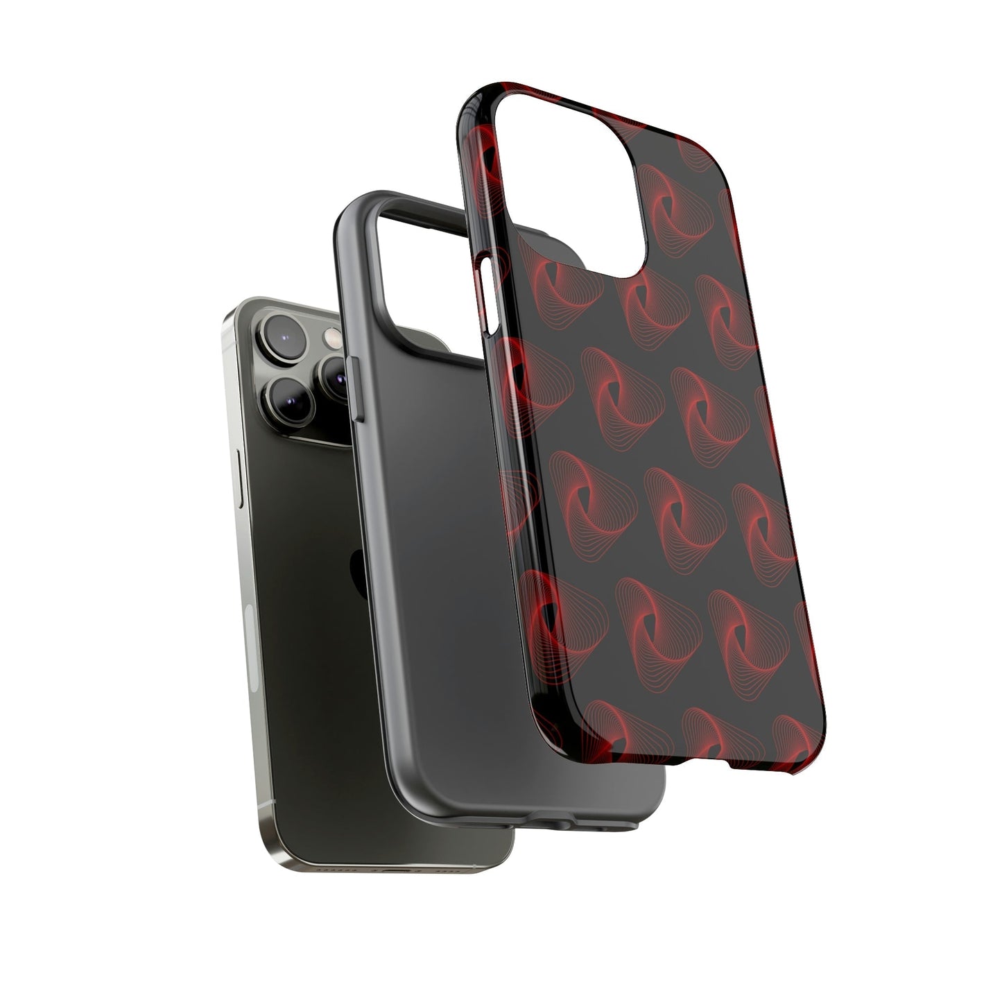 Phone Case-RED VORTEX | Tough-PhoneCaseBoss-Phone-Best-Phone-Cases