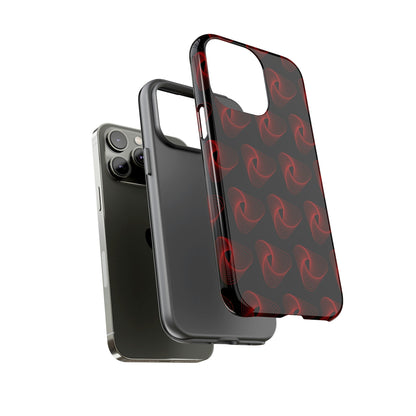 Phone Case-RED VORTEX | Tough-PhoneCaseBoss-Phone-Best-Phone-Cases