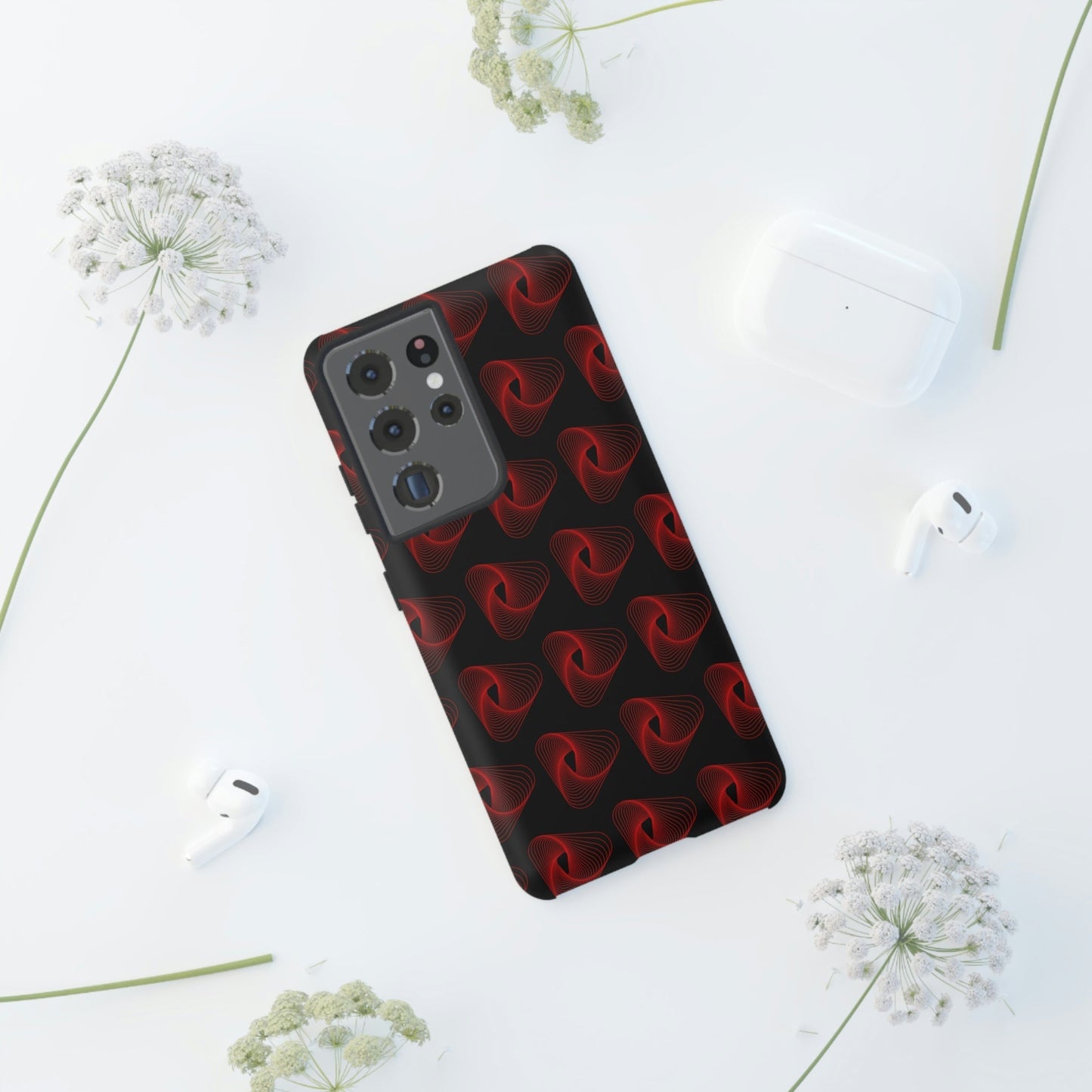 Phone Case-RED VORTEX | Tough-PhoneCaseBoss-Phone-Best-Phone-Cases