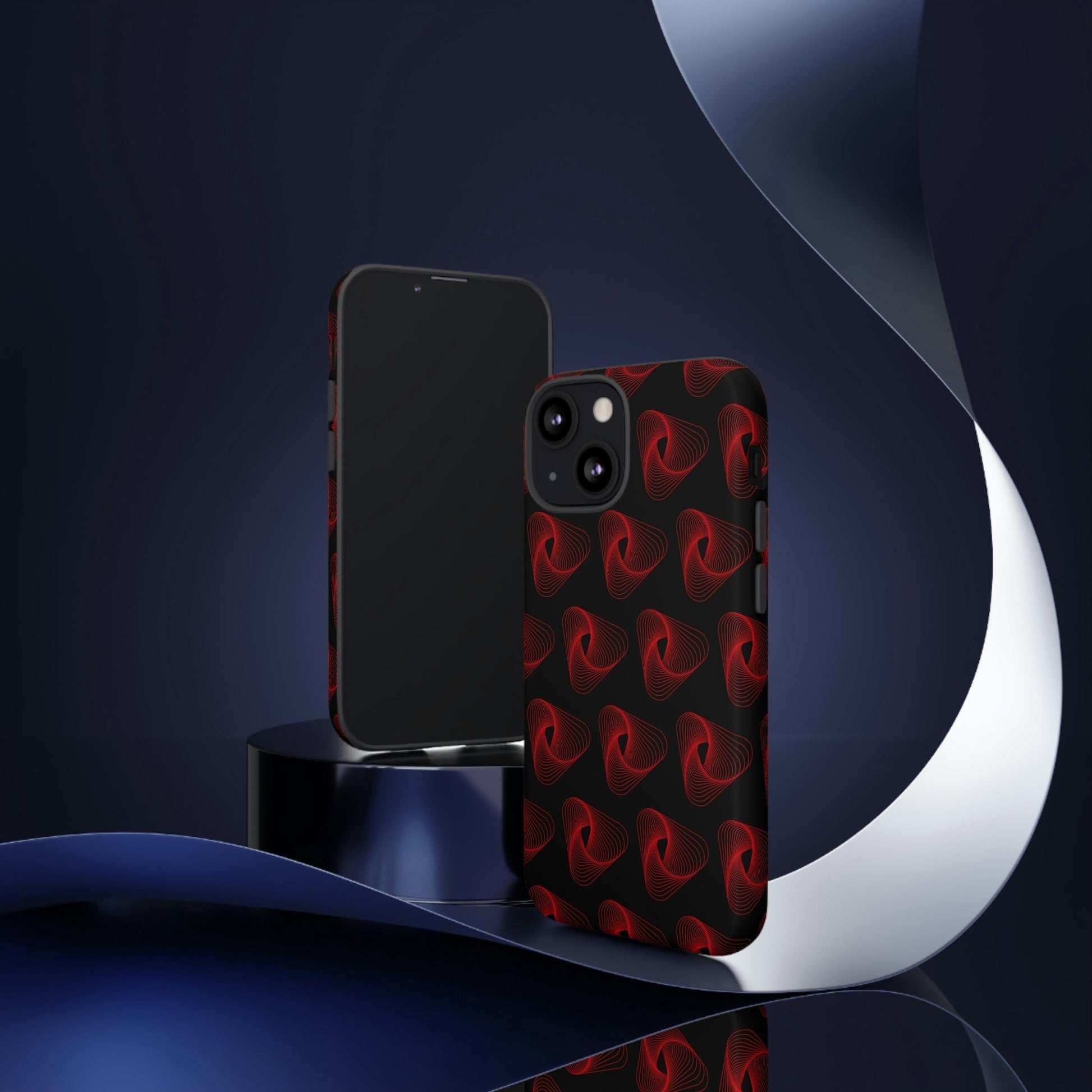 Phone Case-RED VORTEX | Tough-PhoneCaseBoss-Phone-Best-Phone-Cases