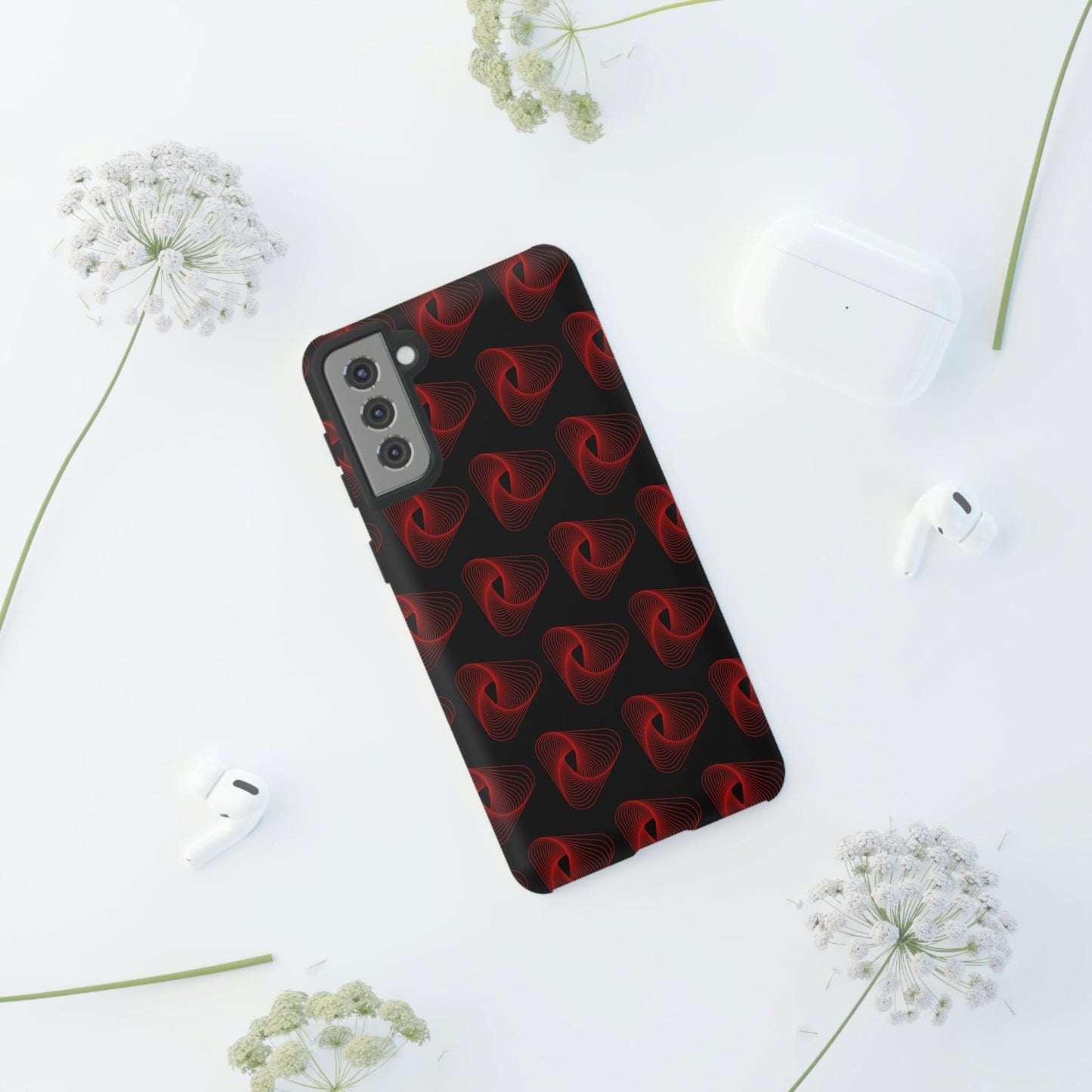 Phone Case-RED VORTEX | Tough-PhoneCaseBoss-Phone-Best-Phone-Cases